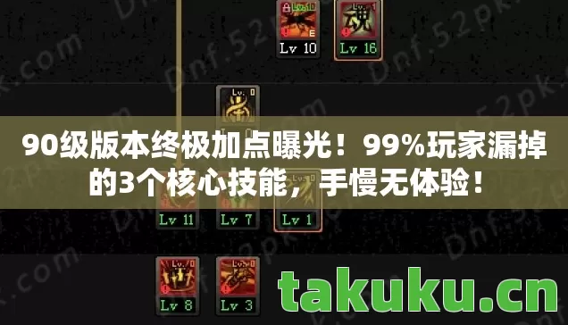 90级版本终极加点曝光图片