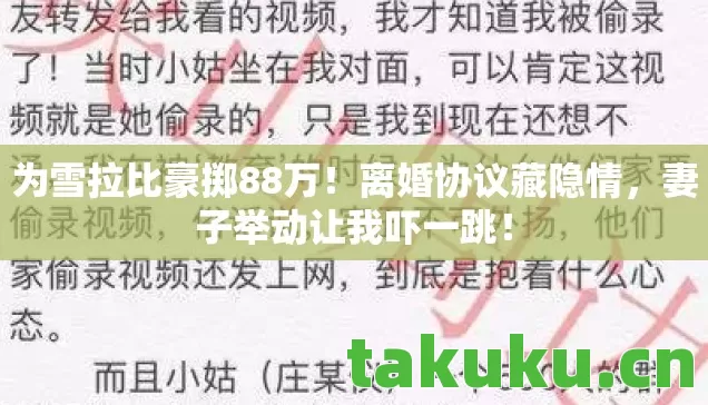 为雪拉比豪掷88万图片