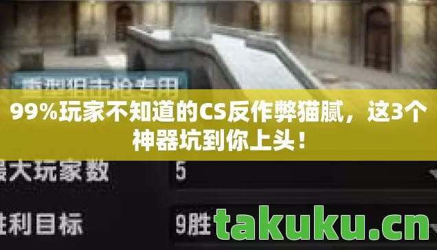 玩家不知道的CS反作弊猫腻图片
