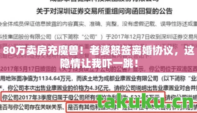 80万卖房充魔兽图片