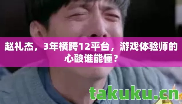 游戏体验师的心酸谁能懂图片