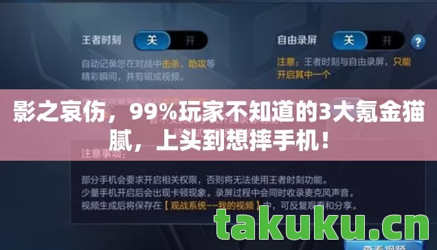 影之哀伤,99%玩家不知道的3大氪金猫腻,上头到想摔手机! 影之哀伤,99%玩家不知道的3大氪金猫腻,上头到想摔手机!