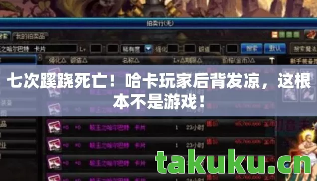 哈卡玩家后背发凉图片