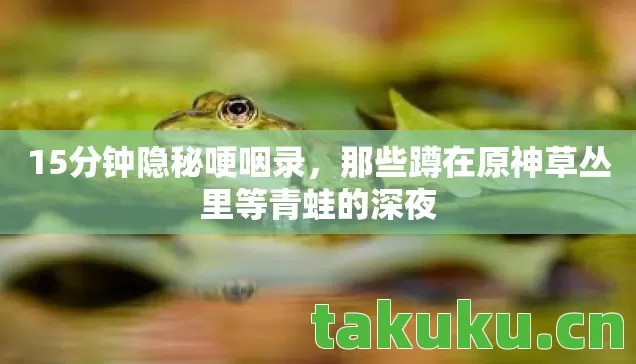 15分钟隐秘哽咽录,那些蹲在原神草丛里等青蛙的深夜 15分钟隐秘哽咽录,那些蹲在原神草丛里等青蛙的深夜