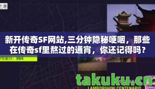 那些在传奇sf里熬过的通宵图片
