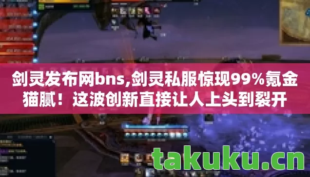 剑灵发布网bns,剑灵私服惊现99%氪金猫腻!这波创新直接让人上头到裂开 剑灵发布网bns,剑灵私服惊现99%氪金猫腻!这波创新直接让人上头到裂开