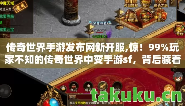 传奇世界手游发布网新开服,惊！99%玩家不知的传奇世界中变手游sf，背后藏着什么秘密？
