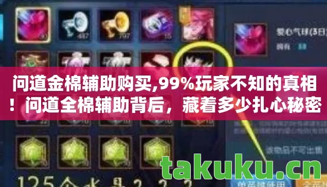 问道金棉辅助购买图片
