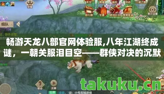 畅游天龙八部官网体验服,八年江湖终成谜，一朝关服泪目空——群侠对决的沉默终章